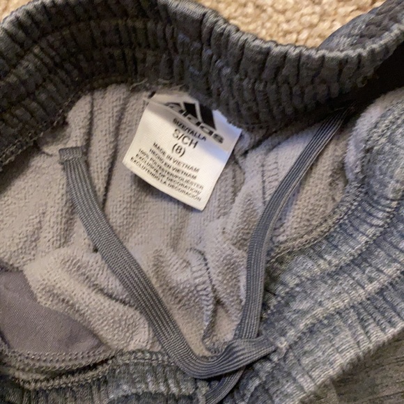 Gray adidas sweatpants, kids size 8 - Picture 3 of 3